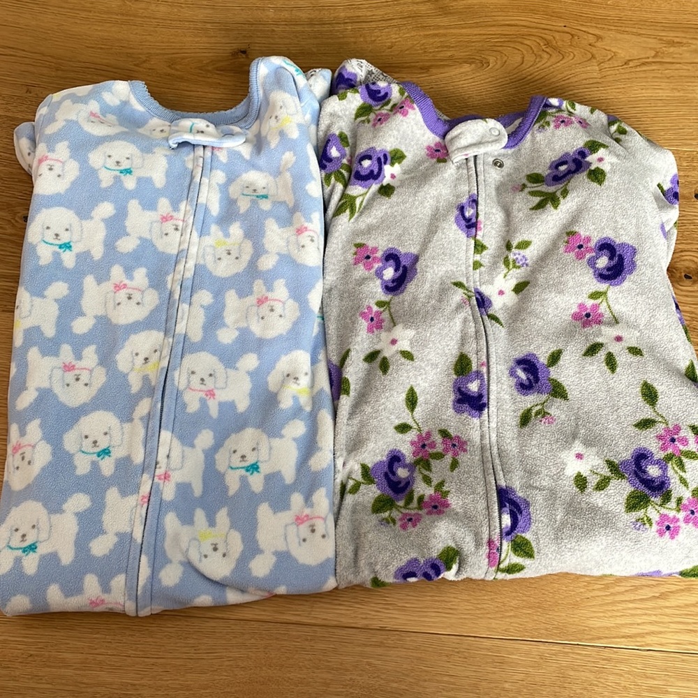 Fleece footed PJ